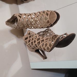 Never worn heeled sandals